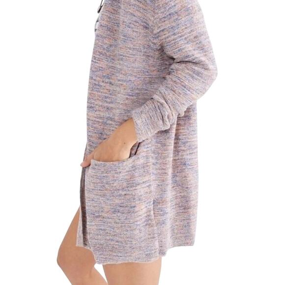 Madewell Summer Ryder Marled Multicolored Open Front Cardigan Size Medium EUC - Picture 2 of 7